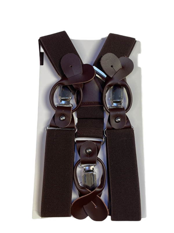 Brown Adult Suspender