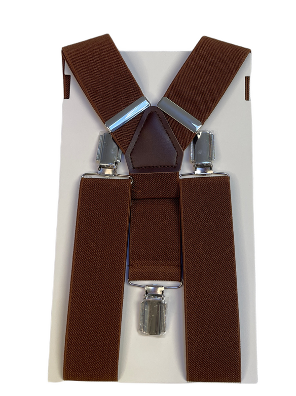 Chocolate Brown Adult Suspender