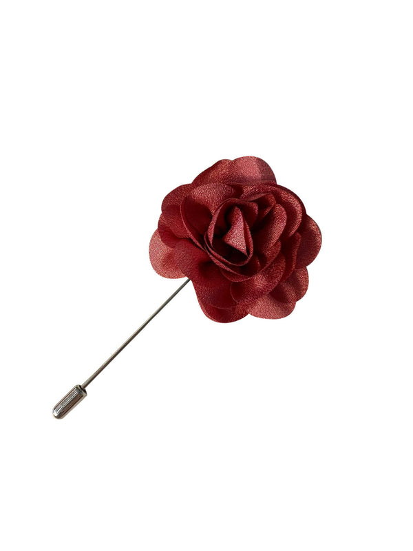 Dusty Rose Flower Lapel Pin