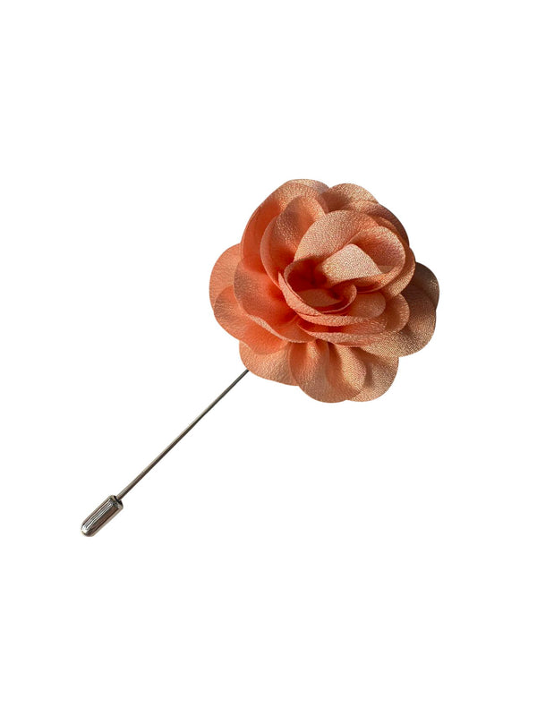 Peach Flower Lapel Pin