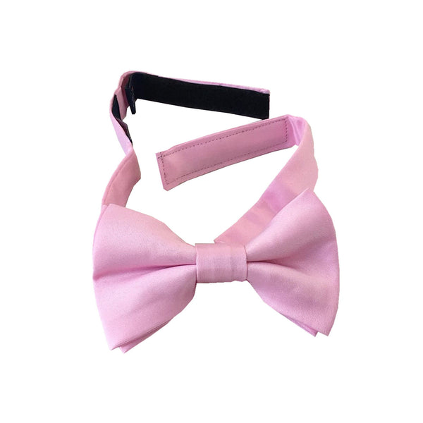 Tickled Pink Satin Kids Bow Tie