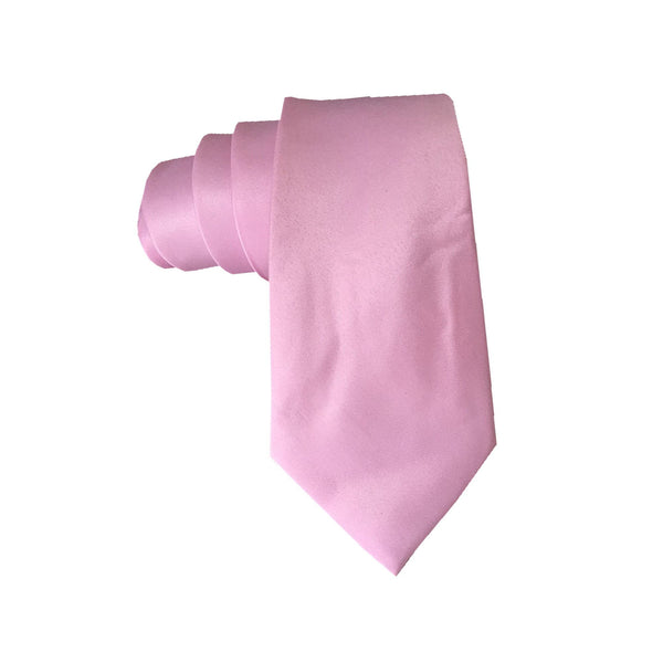 Tickled Pink Satin Necktie