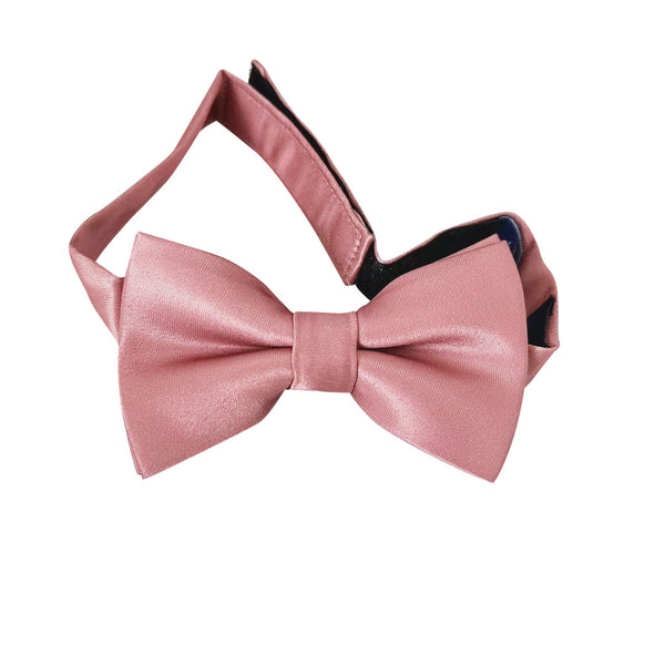Desert Coral Satin Kids Bow Tie