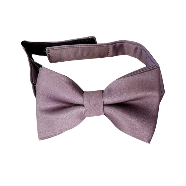 Dusk Dusty Purple Satin Kids Bow Tie