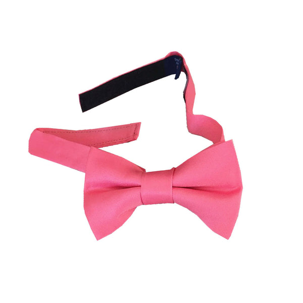 Guava Satin Kids Bow Tie