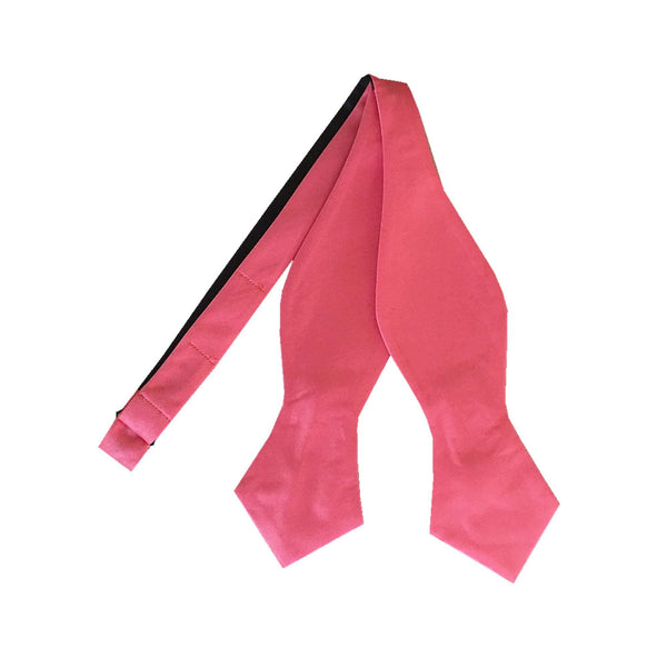 Guava Pink Self-Tied Tip Bow Tie