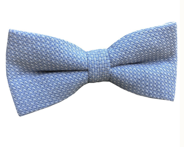 Sky Blue Polka Dots Bow Tie