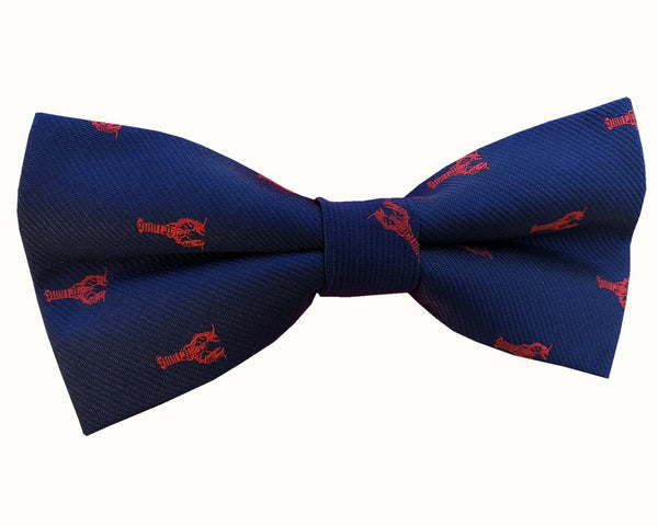 Navy Red Lobster Pre-tied Bow Tie