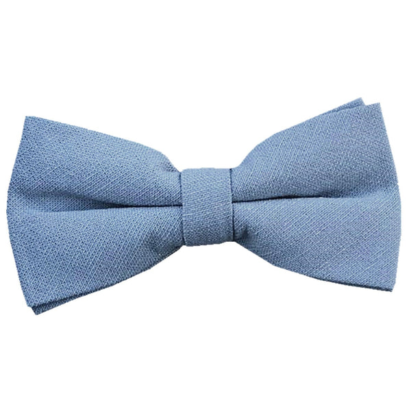 Dusty Blue Pre-Tied Bow Tie