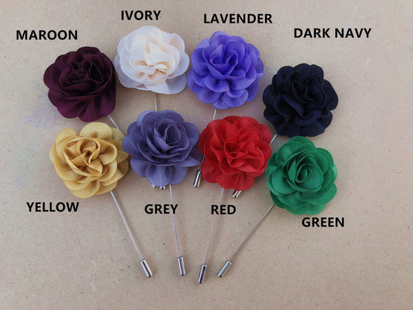 Rose Flower Lapel Pin