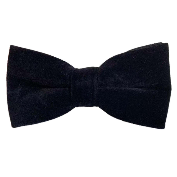 Black Velvet Pre-tied Bow tie