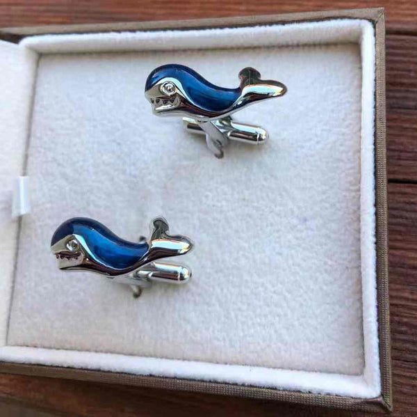 Blue Whale Cufflinks