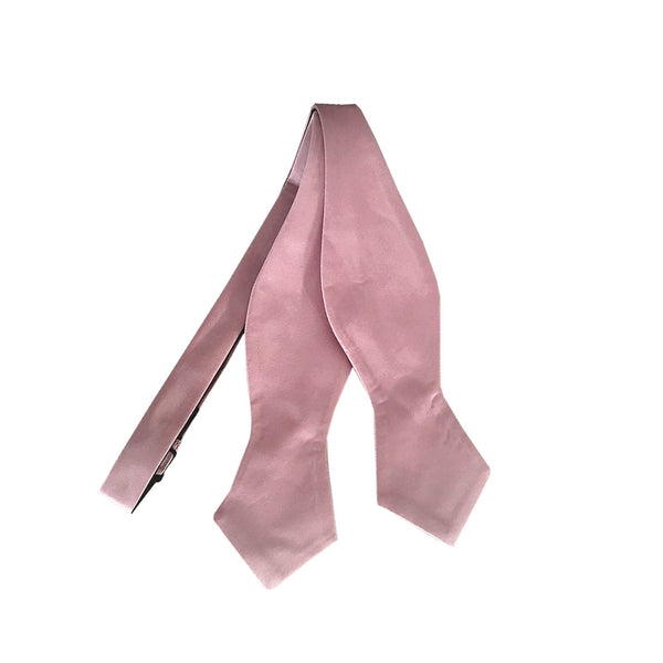 Mushroom Pink Self-tied Tip Bow tie