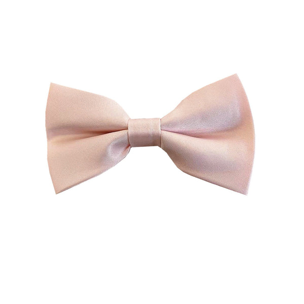 Blush Pink Satin Pre-tied Bow tie