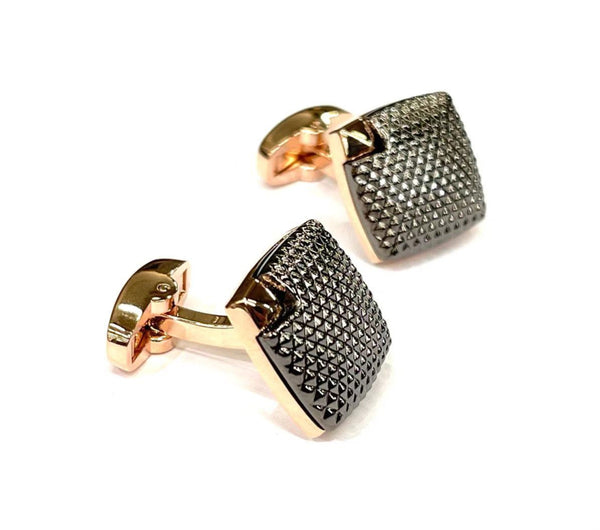 Gold and Black Cufflinks