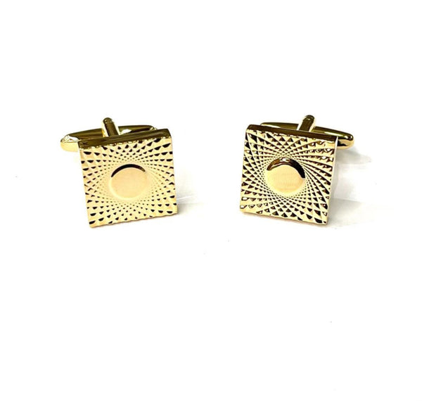 Gold Square Cufflinks