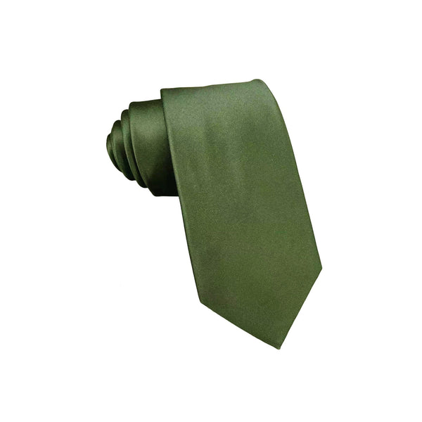 Matiniolive Satin Skinny Tie