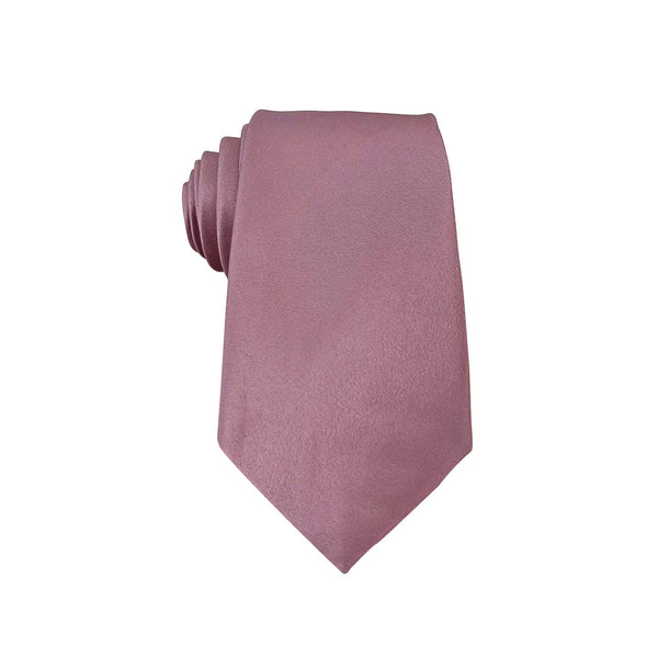 Vintage Mauve Satin Skinny Tie