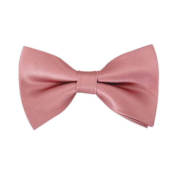 Desert Coral Satin Pre-tied Bow Tie