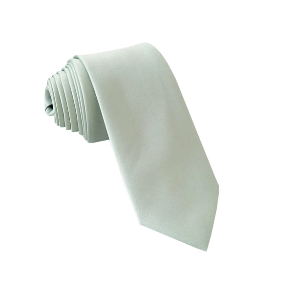 Light Sage Green Skinny Tie