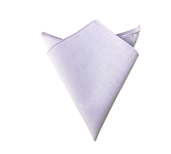 Light Purple Linen Pocket Square