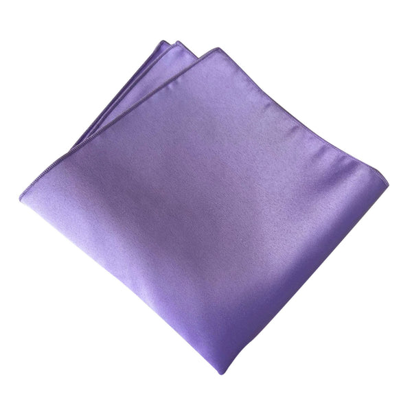 Lavender Satin Pocket Square