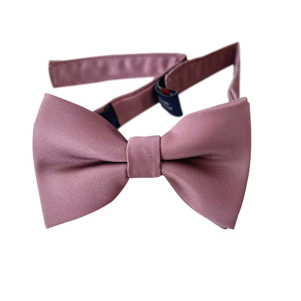 Vintage Mauve Satin Kids Bow Tie