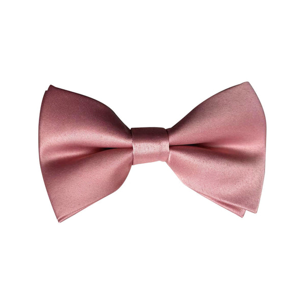 Dusty Rose Satin Pre-tied Bow Tie