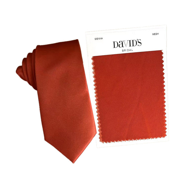 Sienna Satin Necktie